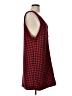 Shein 100% Polyester Plaid Red Casual Dress Size 12 - photo 4