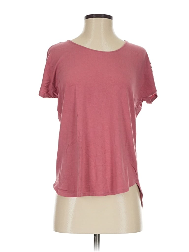 Pre-owned Adrienne Vittadini Short Sleeve T-shirt In Pink