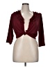 DN Design Burgundy 3/4 Sleeve Top Size 16 - photo 1