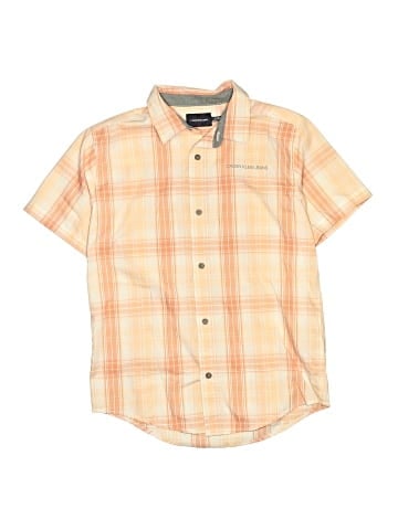 CALVIN KLEIN JEANS Short Sleeve Button-Down Shirt (view 1)