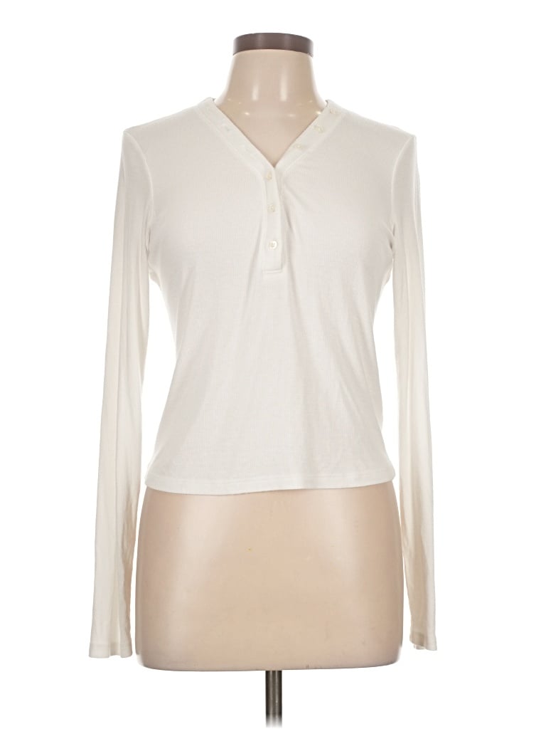 Pre-owned Frame Cardigan Sweater In Ivory
