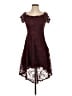 Windsor Burgundy Cocktail Dress Size S - photo 1