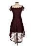 Windsor Burgundy Cocktail Dress Size S - photo 2