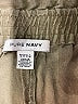 Pure Navy Solid Green Khaki Shorts Size S - photo 3