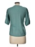 Unbranded Teal Short Sleeve Blouse Size L (estimated) - photo 2