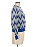 Q2 Chevron-herringbone Blue Pullover Sweater Size Med - photo 4