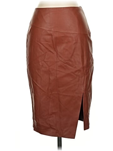 White House Black Market Leather Skirt (view 1)