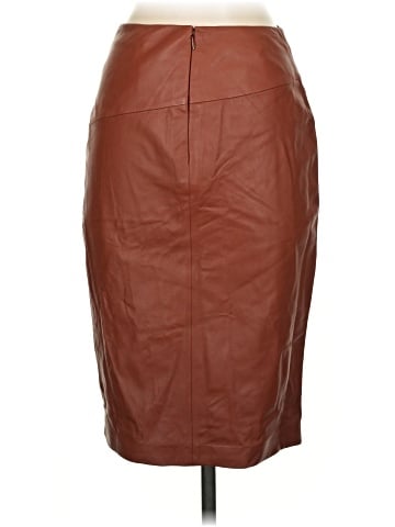 White House Black Market Leather Skirt (view 2)