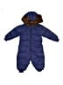 Unbranded 100% Polyester Blue One Piece Snowsuit 9-12 MO / 12 MO - photo 1
