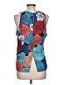 Renee C. Teal Sleeveless Blouse Size L - photo 2
