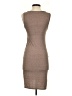 Leith Solid Brown Casual Dress Size S - photo 2