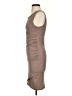 Leith Solid Brown Casual Dress Size S - photo 5
