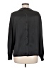 Tess 100% Polyester Black Long Sleeve Blouse Size 8 - photo 2