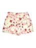 Leith 100% Rayon Floral Pink Shorts Size L - photo 2