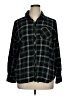 Well Worn Plaid Green Long Sleeve Button-Down Shirt Size XL - photo 1