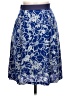 Assorted Brands Print Blue Casual Skirt Size 24 waist (estimated) - photo 2