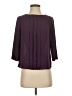 Ann Taylor LOFT 100% Polyester Purple 3/4 Sleeve Blouse Size XS - photo 1