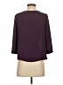 Ann Taylor LOFT 100% Polyester Purple 3/4 Sleeve Blouse Size XS - photo 2
