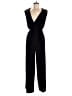 Soho Solid Black Jumpsuit Size 8 - photo 1