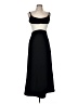 Just Choon Color Block Black Cocktail Dress Size 7 - photo 1
