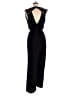 Soho Solid Black Jumpsuit Size 8 - photo 2