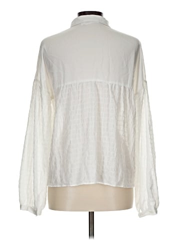 Line & Dot Long Sleeve Blouse (view 2)