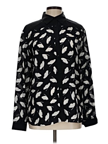 Miss Wu Long Sleeve Silk Top (view 1)