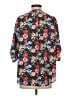 Q&A 100% Polyester Floral Black 3/4 Sleeve Blouse Size S - photo 2