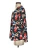 Q&A 100% Polyester Floral Black 3/4 Sleeve Blouse Size S - photo 5