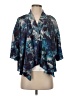 Aqua 100% Polyester Blue Kimono Size XS - photo 1