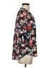 Q&A 100% Polyester Floral Black 3/4 Sleeve Blouse Size S - photo 4