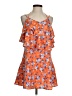 JOA 100% Polyester Orange Casual Dress Size XS - photo 1