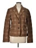 Ann Taylor LOFT 100% Cotton Plaid Brown Blazer Size 12 - photo 1