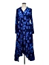 Scoop 100% Polyester Blue Casual Dress Size L - photo 1