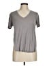 Helmut Lang 100% Tencel Gray Short Sleeve Top Size M - photo 1