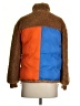 Kule 100% Polyester Color Block Brown Jacket Size S - photo 2
