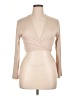Shein Curve 100% Polyester Tan Long Sleeve Blouse Size 0X - photo 1