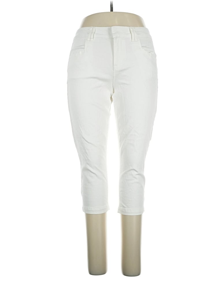 Pre-owned M Jeans By Maurices Jeggings In Ivory