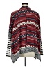 Lovely Melody Chevron-herringbone Red Burgundy Poncho Size XL (estimated) - photo 2