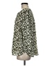 Jachs Girlfriend 100% Polyester Animal Print Green 3/4 Sleeve Blouse Size M - photo 5