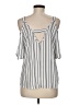 Sienna Sky 100% Polyester Silver Sleeveless Blouse Size M - photo 2