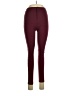 Ambiance Apparel Color Block Burgundy Active Pants Size L - photo 1