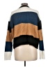 Shein 100% Acrylic Color Block Blue Pullover Sweater Size L - photo 2
