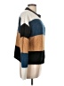 Shein 100% Acrylic Color Block Blue Pullover Sweater Size L - photo 4