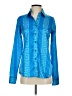 Assorted Brands Blue Long Sleeve Blouse Size S - photo 1
