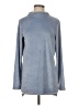 Lands' End Solid Blue Turtleneck Sweater Size S - photo 1