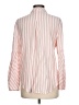 Chico's 100% Lyocell Stripes Pink Long Sleeve Blouse Size Lg (2) - photo 2