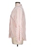 Chico's 100% Lyocell Stripes Pink Long Sleeve Blouse Size Lg (2) - photo 5