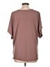 Studio Y Pink Brown Short Sleeve Top Size L - photo 2