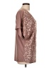 Studio Y Pink Brown Short Sleeve Top Size L - photo 4